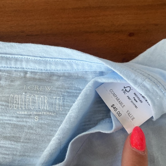 J Crew pickle ball graphic tee summer vibes athletic casual shirt 1980s small - Picture 12 of 14